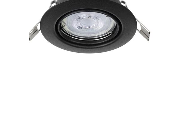 EGLO MAZUBY innbyggingssats tilt Ø87 GU10 3x345LM sort