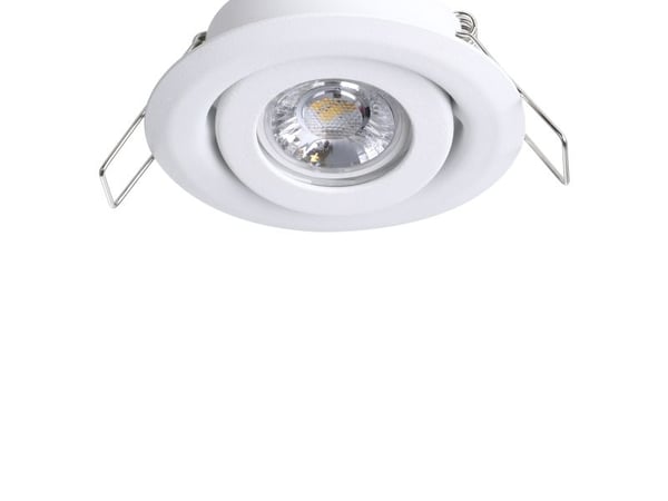EGLO SALICETO MINI-PUCK innbyggingssett vippe Ø77 3x350lm 3000K hvit