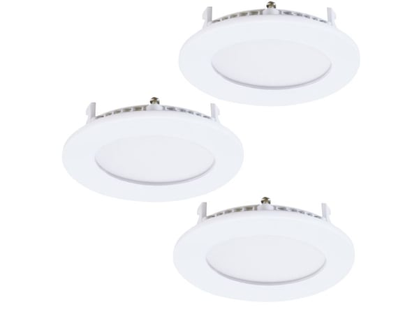 EGLO FUEVA 3 innbyggingssett Ø85 3x2,7W 3x300LM