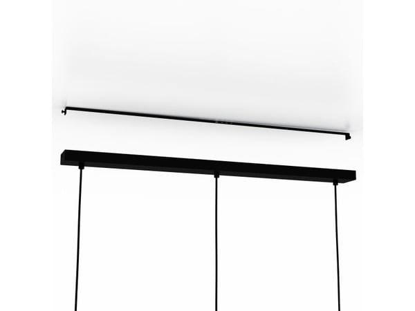 EGLO EVESHAM LANGBORD 3XE27 SVART TRE