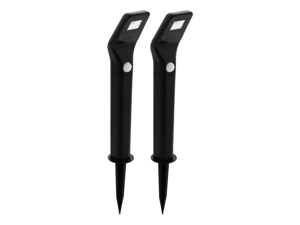 EGLO 48688, Utendørs bakkebelysning, Sort, Plast, III, Gulvmontering, Dag/natt-sensor, Bevegelse sensor