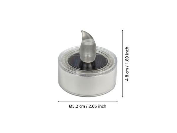 EGLO 48766, Gulvlys, Hvit, Plast, III, Gulvmontering, Ikke-utskiftbare pærer
