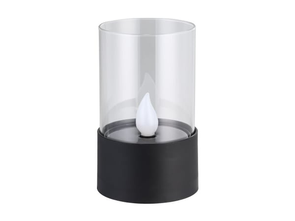 EGLO solcellelampe VASE H140 sort/klar