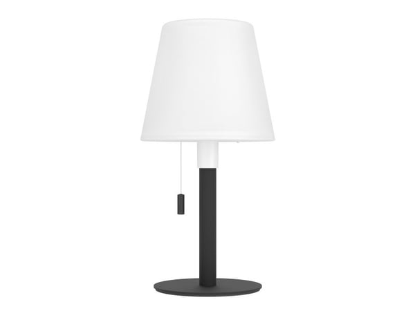 EGLO MONTAPALMA solcellebordlampe RGBW dimbar hvit/sort