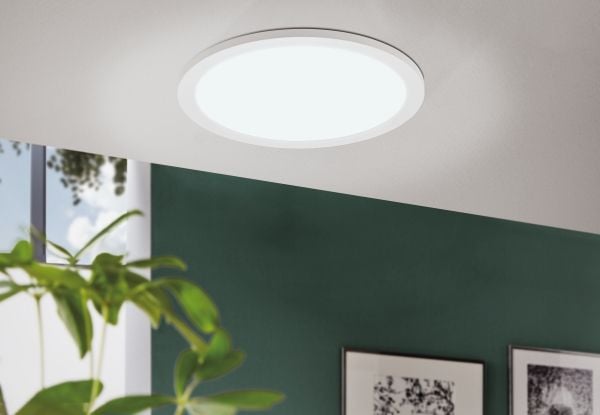 EGLO SARSINA taklampe 2200lm Ø300 hvit