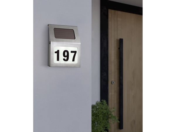 EGLO SOLAR, Utendørs bakkebelysning, Rustfritt stål, Rustfritt stål, IP20, CE, Batteri, Solar