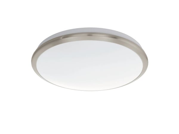 EGLO Manilva, 3000 K, 1500 lm, IP20, Satin Stål, Hvit