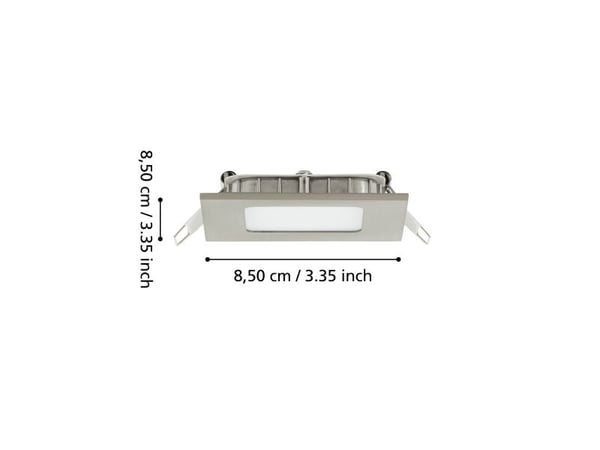 EGLO FUEVA 1 innfelt 2,7W 300lm 85x85 BS