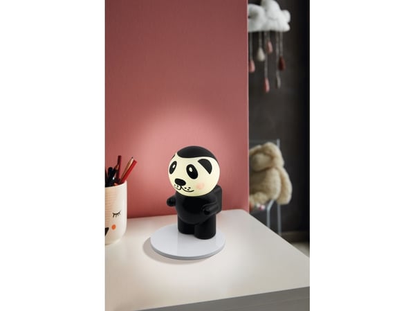 EGLO Fu pan, Sort, Hvit, Plast, Stål, Barnerom, II, G4, 2700 K