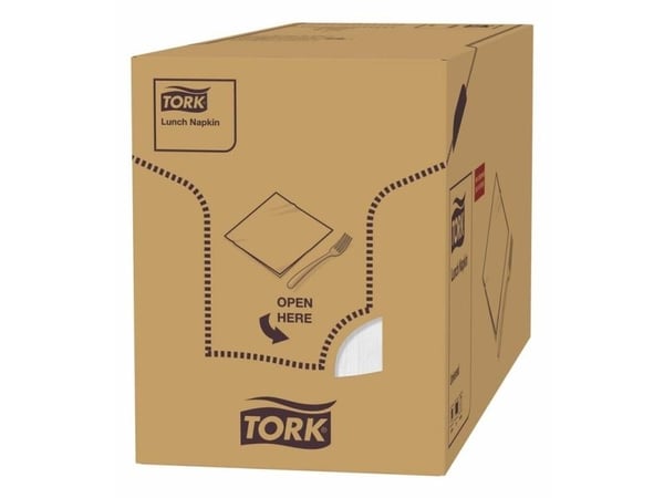 Tork 509300, Valkoinen, Yksivärinen, 162 mm, 162 mm, 855 g, 16,3 cm