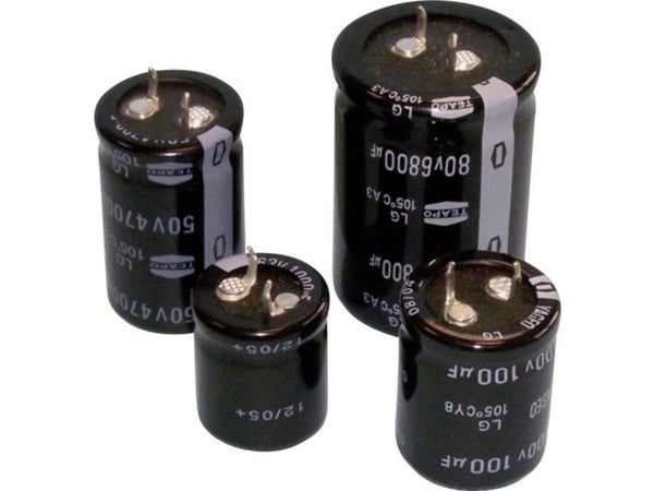 Teapo SLG478M035S1A5R25K elektrolyttkondensator SnapIn 10 mm 4700 µF 35 V 20 % (Ø x H) 25 mm x 25 mm 1 stk
