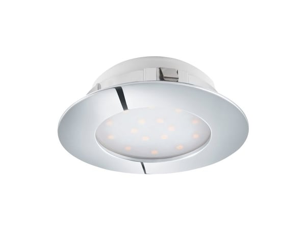 EGLO Pineda, Innsunket spotlight, Ikke-utskiftbare pærer, LED, 12 W, 3000 K, Kromfarget
