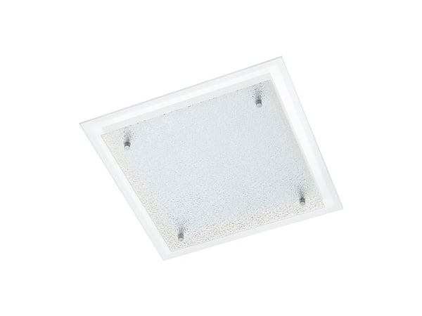 EGLO Priola, LED, Glödlampan/-lamporna kan inte bytas ut, 4000 K, 1700 LM, IP20, Krom, Transparent, Vit