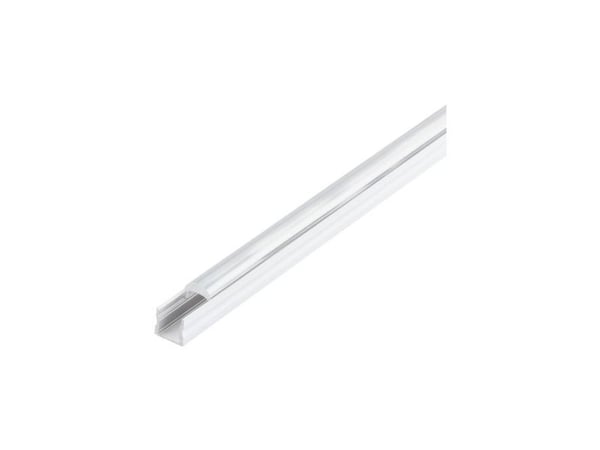 EGLO Surface Profile 3, Profil, Tak/Vegg, Gjennomsiktig, Hvit, Aluminium, 2000 mm, 17 mm