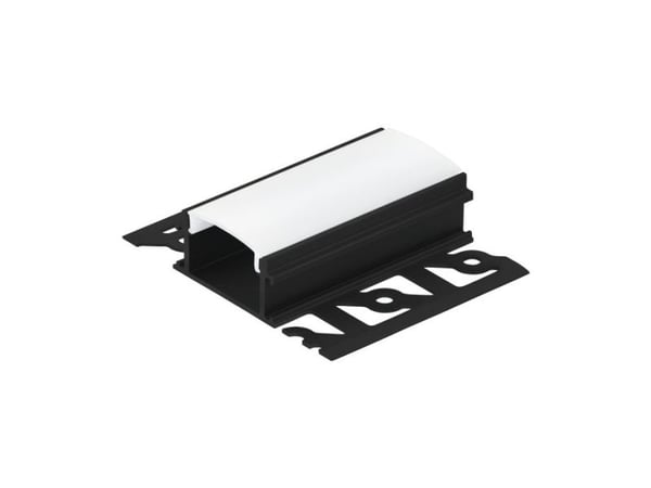 EGLO Recessed Profile 4, Profil, Tak/Vegg, Sort, Hvit, Aluminium, Plast, 62 mm, 2000 mm