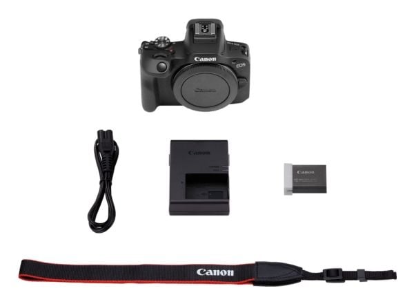 Canon EOS R100 - Digitalkamera - speilløst - 24.1 MP - APS-C - 4K / 29.97 fps - kun hus - Wi-Fi, Bluetooth