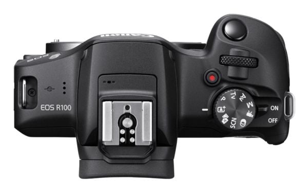 Canon EOS R100 - Digitalkamera - speilløst - 24.1 MP - APS-C - 4K / 29.97 fps - kun hus - Wi-Fi, Bluetooth