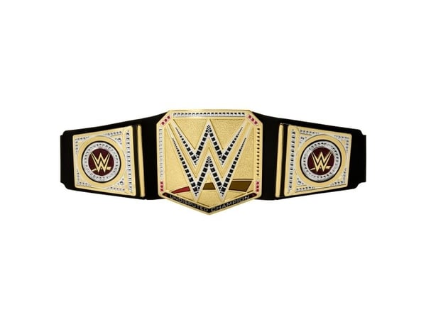 WWE -mästerskapsbälte, Undisputed Universal-bälte för rollekar och utklädnad, 6 År, Svart, Guld, Plast