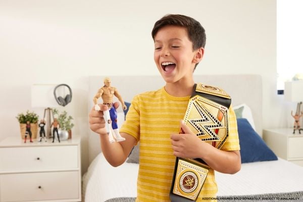 WWE Undisputed Universal Championship Role Play Title, 6 år, Svart, Gull, Plast
