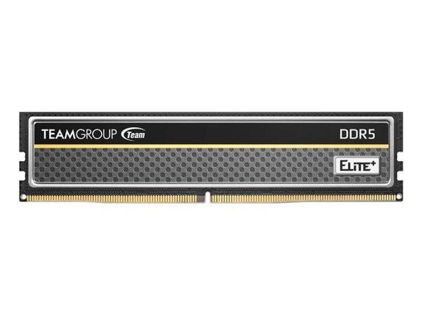 Team Elite Plus - DDR5 - modul - 16 GB - DIMM 288-pin - 6000 MHz / PC5-48000 - CL48 - 1.1 V - ikke-bufret - on-die ECC - svart