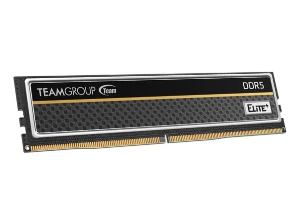 Team Elite Plus - DDR5 - modul - 16 GB - DIMM 288-pin - 6000 MHz / PC5-48000 - CL48 - 1.1 V - ikke-bufret - on-die ECC - svart