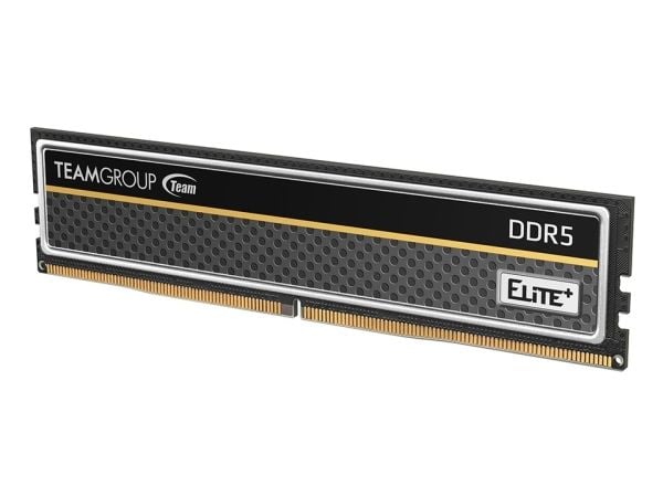 Team Elite Plus - DDR5 - modul - 16 GB - DIMM 288-pin - 6000 MHz / PC5-48000 - CL48 - 1.1 V - ikke-bufret - on-die ECC - svart