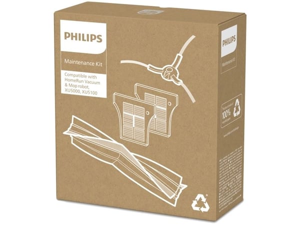 Philips XV1453/10, Tilbehørssett, Robotstøvsuger, Akrylonitril-butadien-styren (ABS), Philips, XU5000; XU5100, Boks