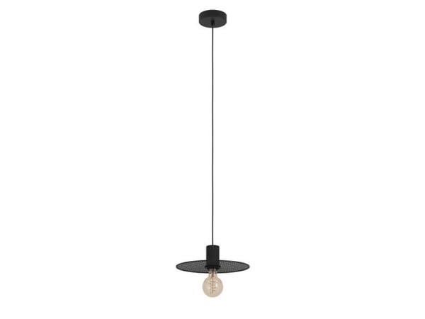 EGLO IKESTON PENDEL E27 SORT/GITTER