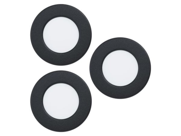 EGLO FUEVA 6, LED, 6500 K, 1350 LM, 220-240 V, Svart