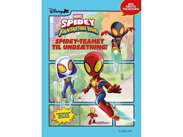 Min första serietidning: Spidey och hans fantastiska vänner - Spidey-teamet på undsättning! | Marvel | Språk: Danska