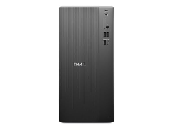 Dell Tower ECT1250 - AI PC - tower Core i5 i5-14400 / inntil 4.7 GHz - RAM 8 GB - SSD 512 GB - NVMe, QLC, Class 25 - UHD Graphics 730 - Gigabit Eth...