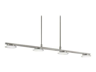 Eglo Laniena - Hängande lampa - LED x 4 - 5.5 W - varmt vitt ljus - satinnickel