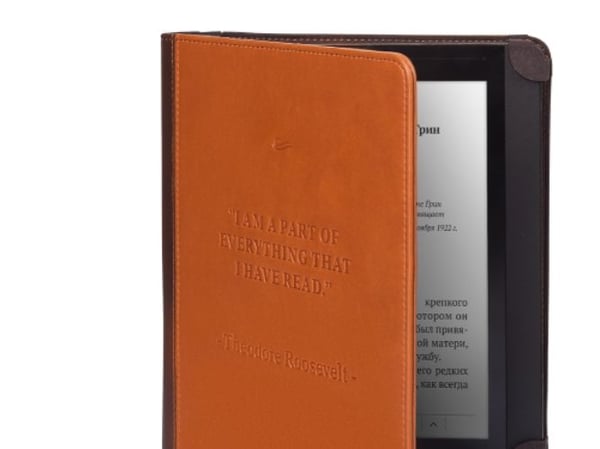 PocketBook PBPUC-840-BR, Folio-kotelo, Ruskea, Pocketbook, 20,3 cm (8"), PB840, Pölynkestävä, Naarmuuntumisenkestävä