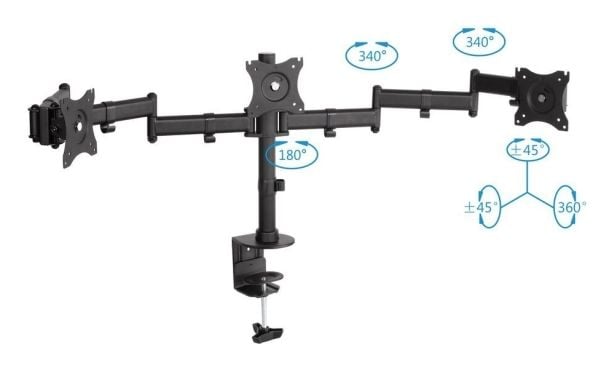 PureLink PureMounts bildskärmsfäste - 3 bildskärmar