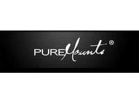 PureMounts PM-OFFICE-02 - Monteringssett (skrivebordsmontering, 2 leddarmer, 2 VESA-adaptere, slange) - for 2 LCD-skjermer - stål - svart - skjerms...