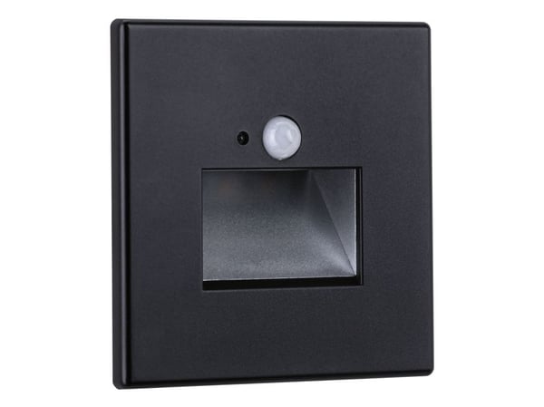 Paulmann Edge Quadro, Innfelt, firkant, 1 ampuller, 2700 K, IP20, Svart