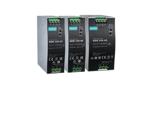 MEAN WELL DR-240-48 - Strømforsyning (DIN-skinnemonterbar) - AC 100-240 V - 240 watt - aktiv PFC