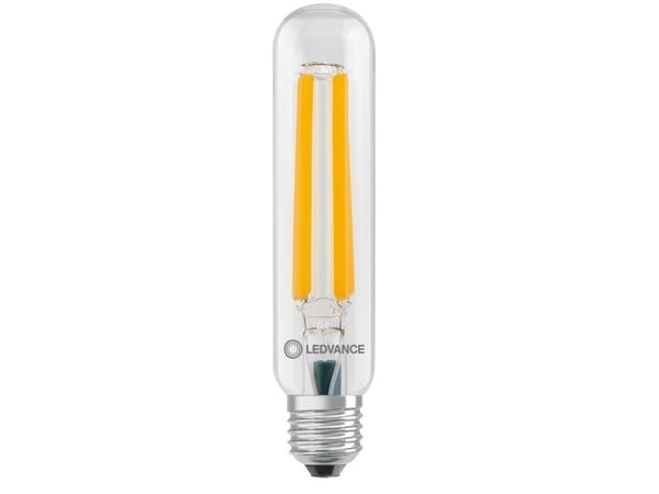 LEDVANCE 142711.LE.00.01 LED (RGB) lampa EEK C (A - G) E27 Rörformad 21 W = 50 W Varmvit (Ø x L) 38 mm x 170 mm 1 st