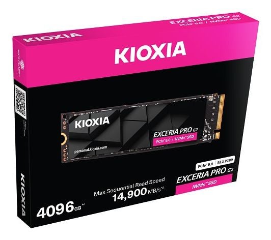 Kioxia SSD 1TB Exceria Pro G2 M.2 (2280) PCIe 5.0 NVMe