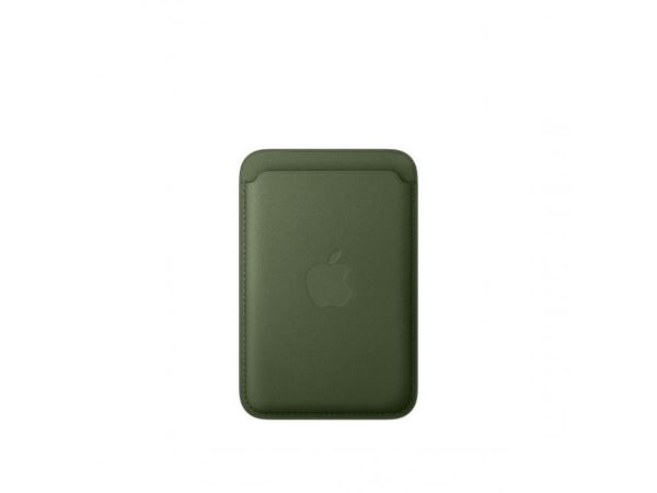 Apple - Lomme for mobiltelefon / kredittkort - MagSafe-samsvar - mikrotvill, FineWoven - mose