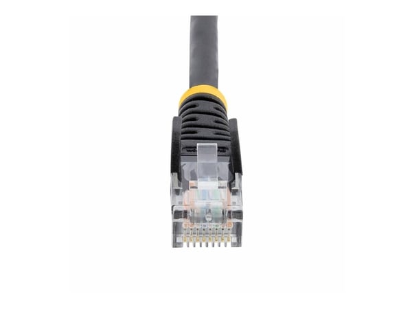 StarTech.com 1m musta Cat5e / Cat 5 Snagless Patch Cable - Patchkabel - RJ-45 (han) til RJ-45 (han) - 1 m - UTP - CAT 5e - knastfri - lajiteltu