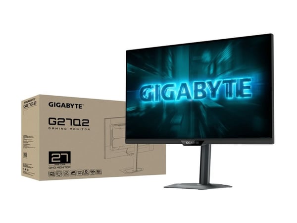 Gigabyte G27Q2 - LED-skärm - spel - 27" - 2560 x 1440 QHD @ 210 Hz - SS IPS - 350 cd/m² - 1000:1 - HDR10 - 1 ms - 2xHDMI, DisplayPort, USB-C