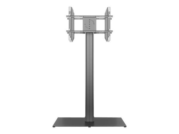 Multibrackets M Public Display Stand 180 HD Back to Back Black w. Floorbase - Ställ - för 2 LCD-bildskärmar - aluminium, stål - svart - skärmstorle...