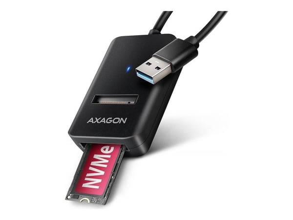 AXAGON - Grensesnittsadapter - M.2 - M.2 Card (PCIe NVMe & SATA) - USB 3.2 (Gen 2)