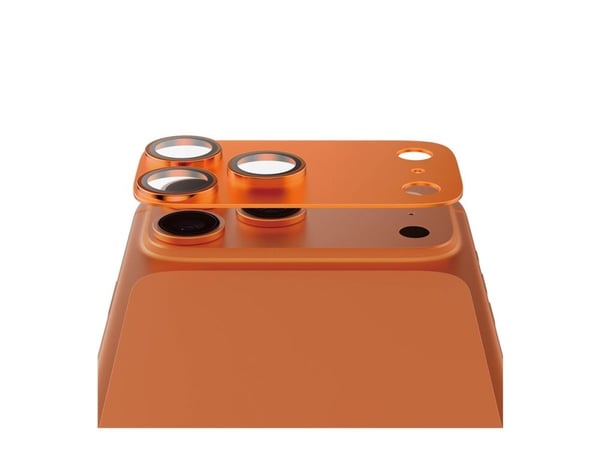PanzerGlass FENDER - Linsebeskytter for mobiltelefon - oransje - for Apple iPhone 17 Pro Max