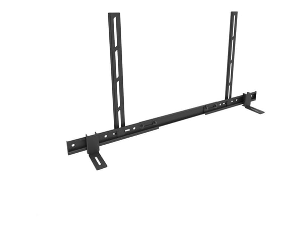Multibrackets M - Monteringskomponent (universalmontering) - for soundbar - tungklassestål - svart - skjermstørrelse: 55"-110" - monteringsgrensesn...