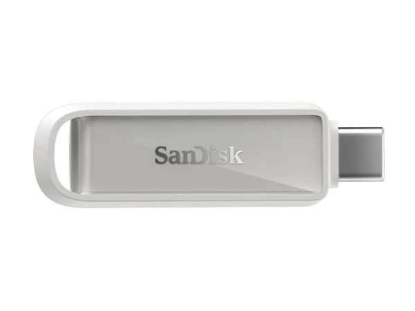 SanDisk Phone Drive - USB-flashstasjon - 1 TB - USB-C 3.2 Gen 1 - arktisk hvit