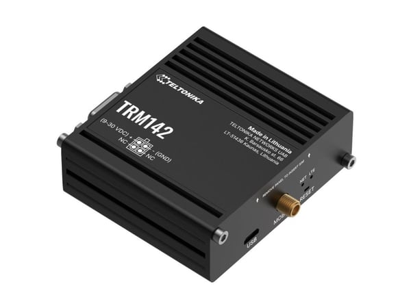 Teltonika TRM142 - Trådløs ruter - WWAN - 4G, 3G, 2G - DIN-skinnemonterbar, veggmonterbar, overflatemonterbar