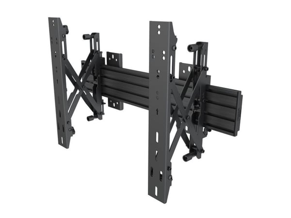Multibrackets M Wallmount Pro MBW1U Micro-Adjustable - Fäste - för LCD-display - aluminium, stål - svart - skärmstorlek: 40"-65" - väggmonterbar