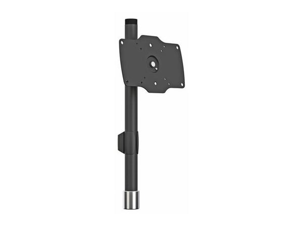 Multibrackets M VESA Desktopmount Single Stand Expansion Kit - Monteringskomponent (montering, rør) - for LCD-skjerm - svart - skjermstørrelse: 24"...
